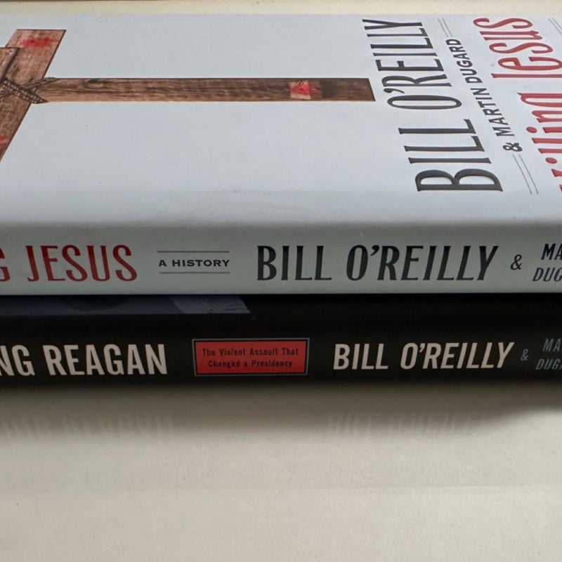 Bill O'Reilly Killing Series Lot (2 Books) Hardcover DJ First Editions - VG