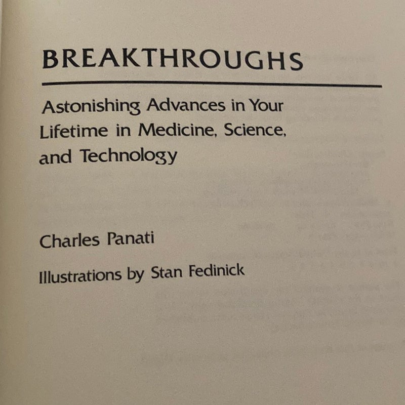 Breakthroughs