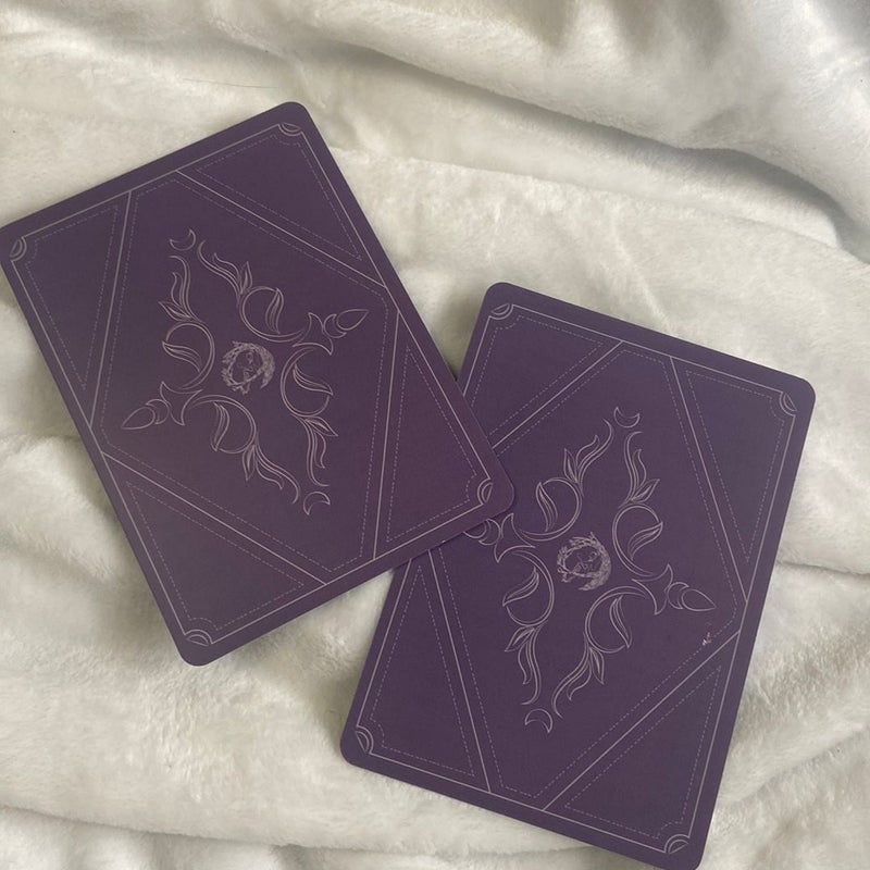 Fairyloot Exclusive Tarot Cards - Ash & Tric (Nevernight by Jay Kristoff)