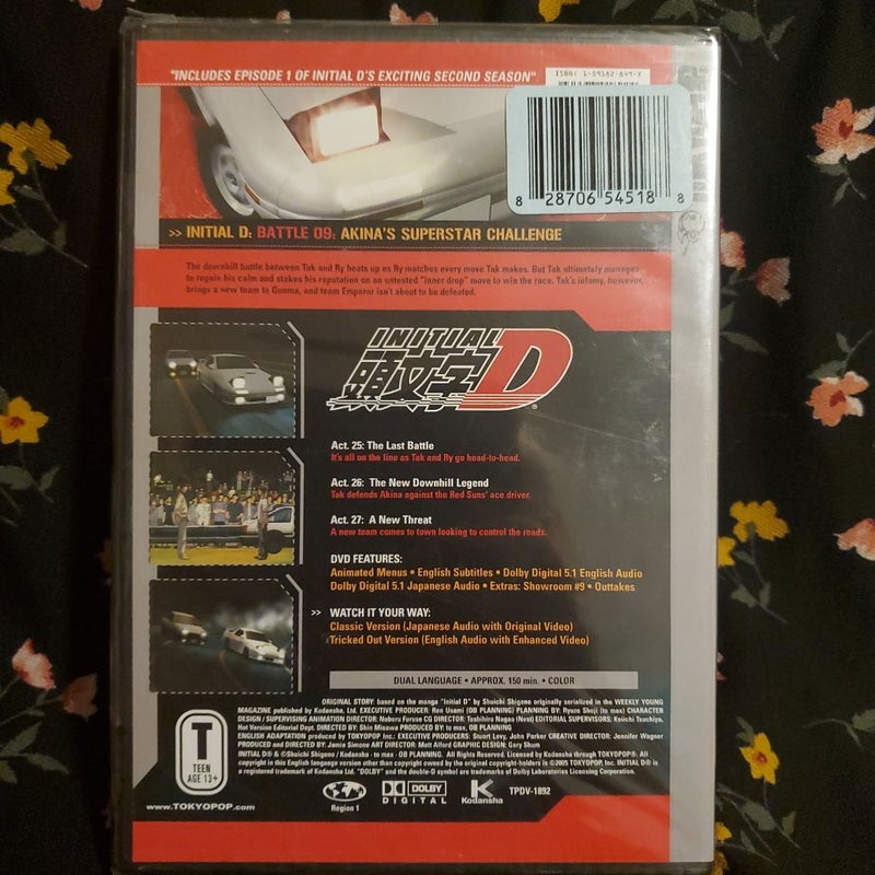 DVD Initial D - Battle 9 - Akina's Superstar Challenge