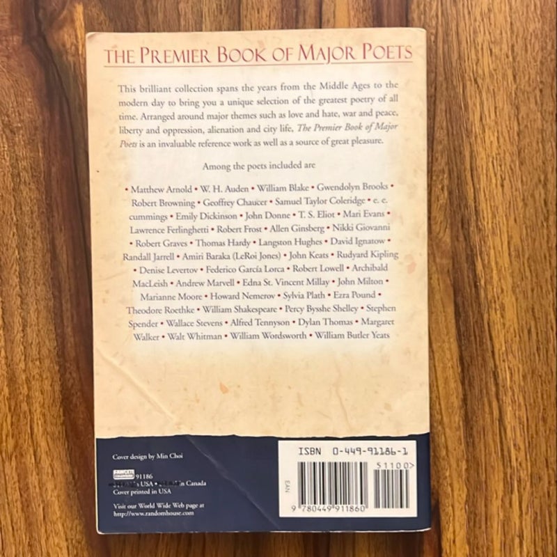 Premier Book of Major Poets