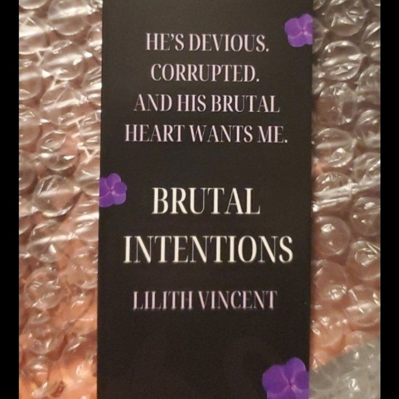 Brutal Intentions by Lilith Vincent (Digitally signed)