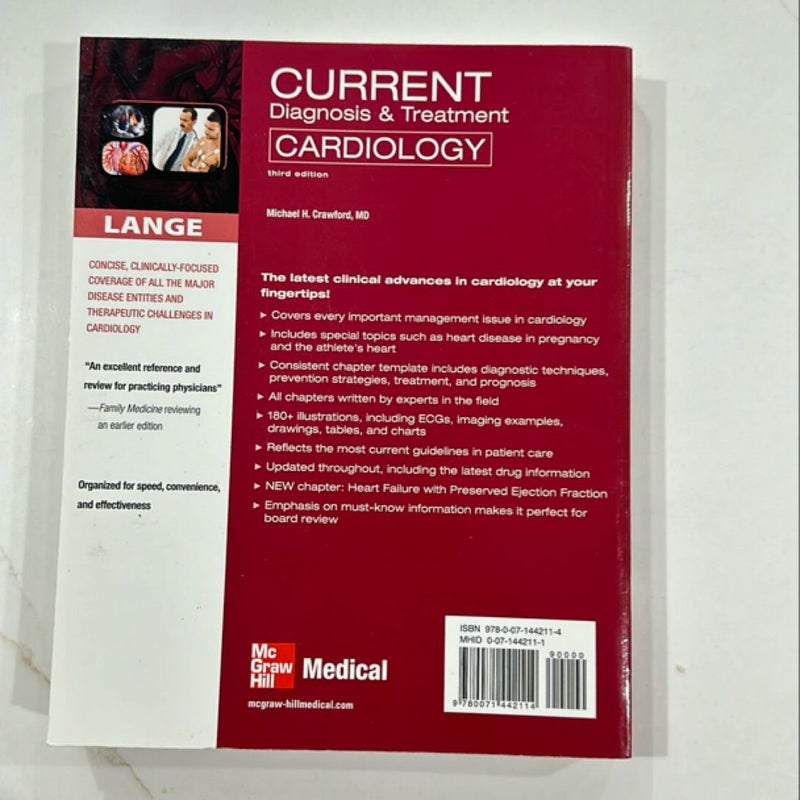 CURRENT Diagnosis and Treatment in Cardiology, Third Edition