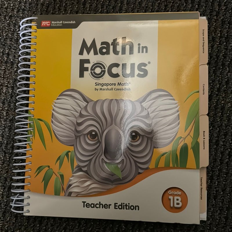 Math in Focus 1B Teacher’s Edition 