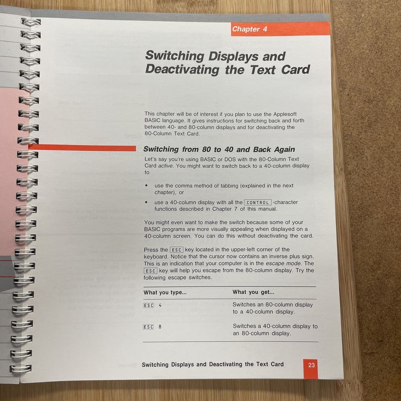Apple II 80-Column Text Card Manual 