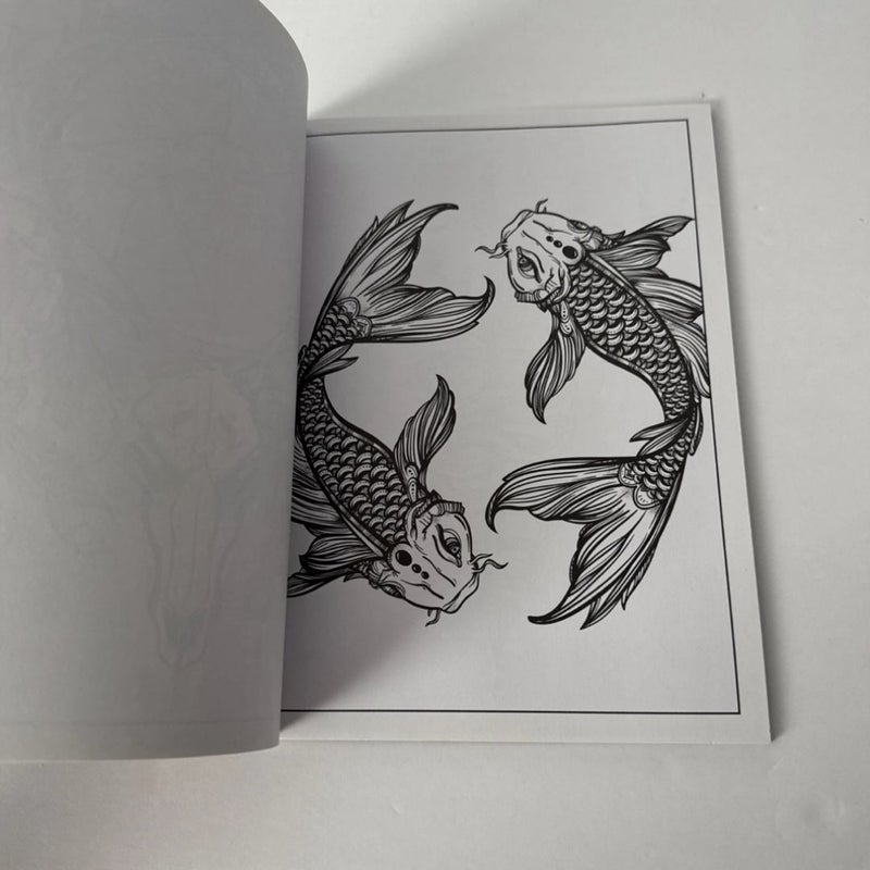 Just Add Ink Adult Tattoo Coloring Book
