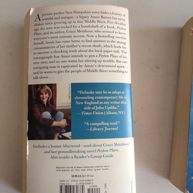 Barbara Delinski paperbacks X 3: Accidental Woman, Looking for Peyton Place, Not My Daughter 
