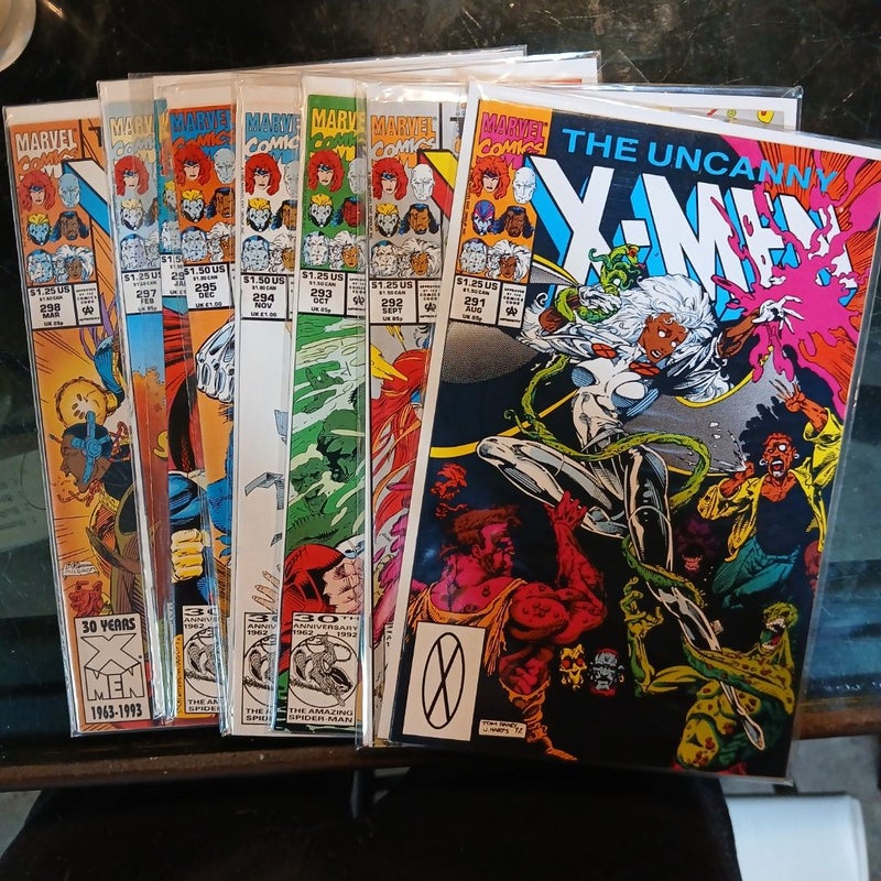 Uncanny X-MEN lot of 8