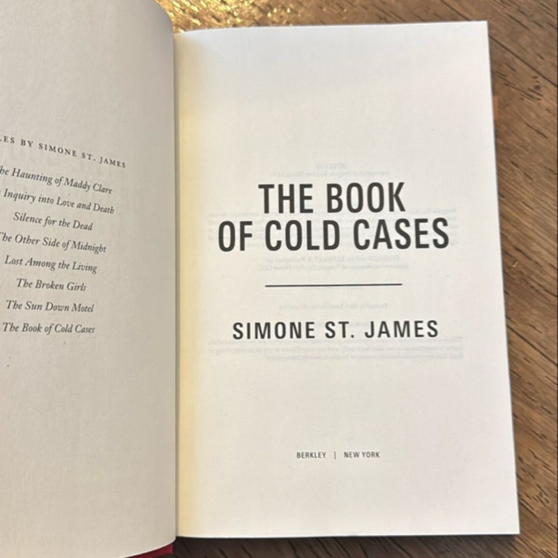 The Book of Cold Cases (BOTM)