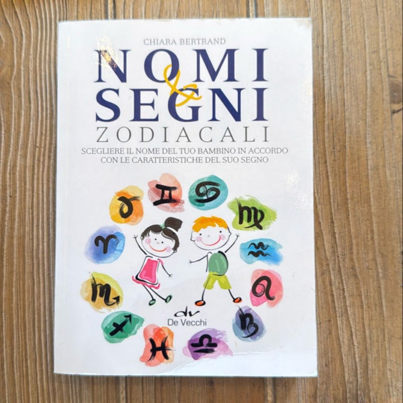 Nomi Segni Zodiacali