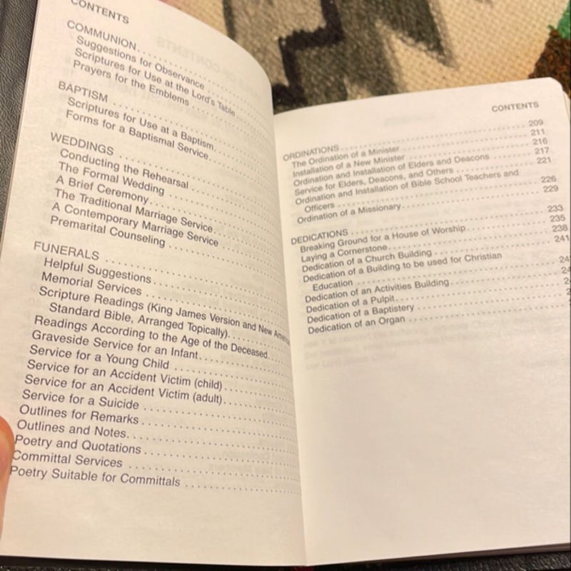 Christian Minister's Manual