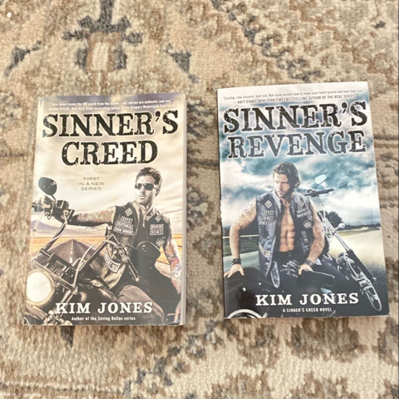 Sinner's Creed & Sinner’s Revenge (Signed)