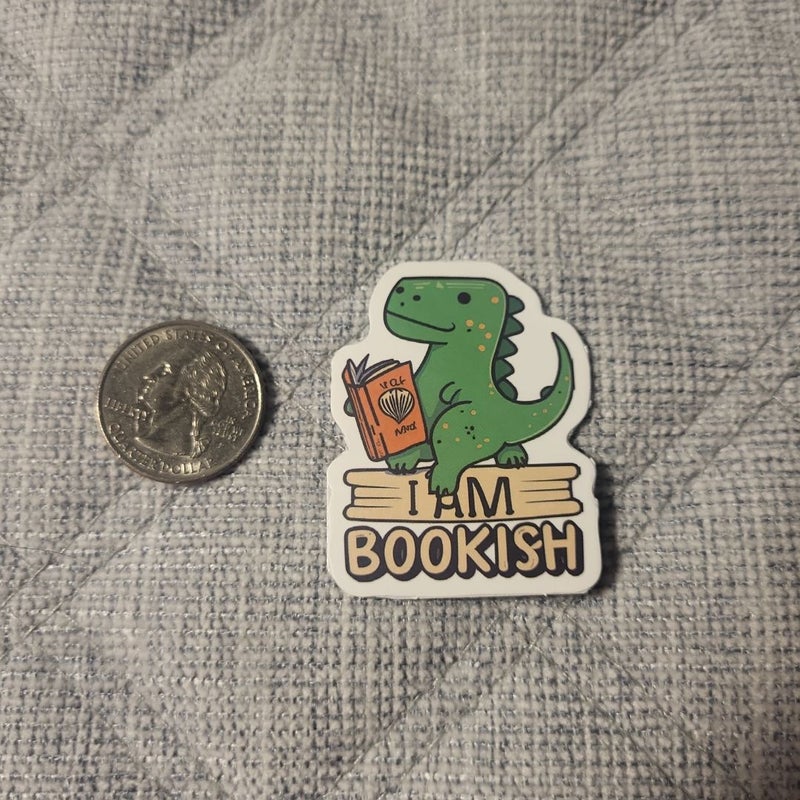 Book & Dinosaur themed magnets! Pack of 5