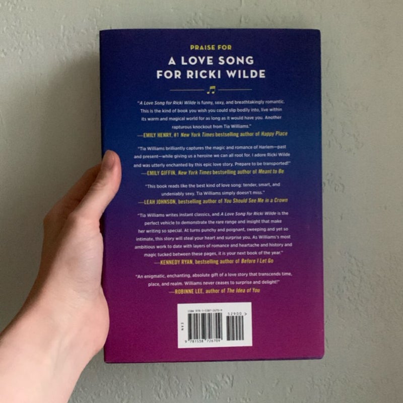 A Love Song for Ricki Wilde