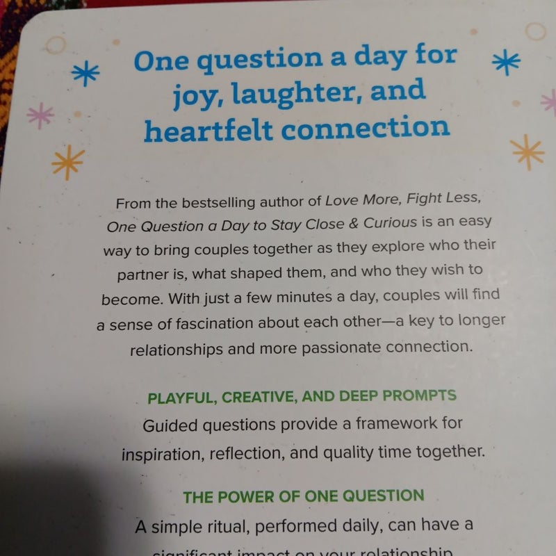 One Question a Day to Stay Close and Curious A1