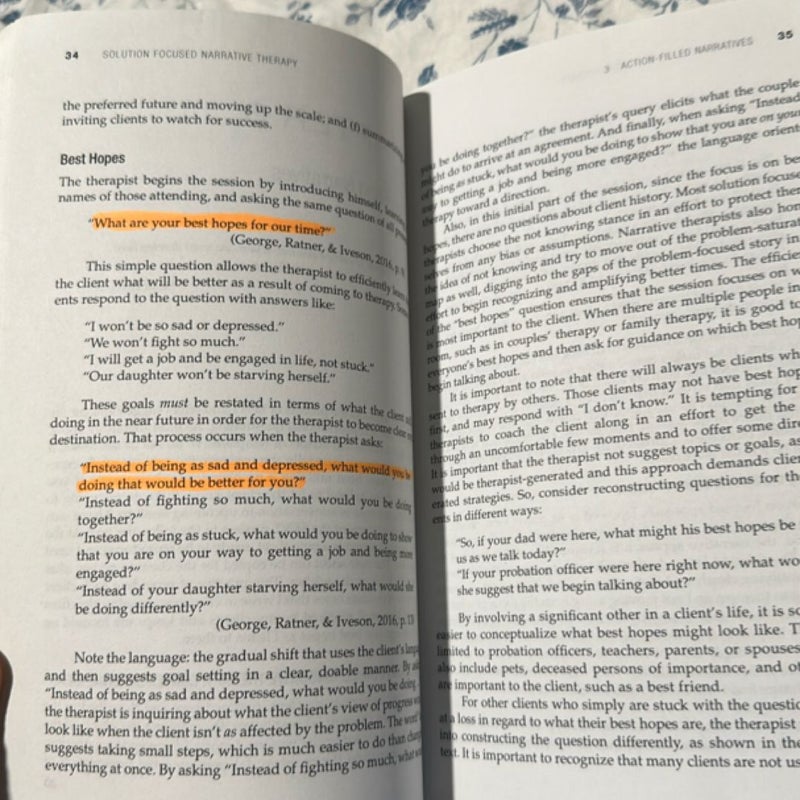 Solution Focused Narrative Therapy