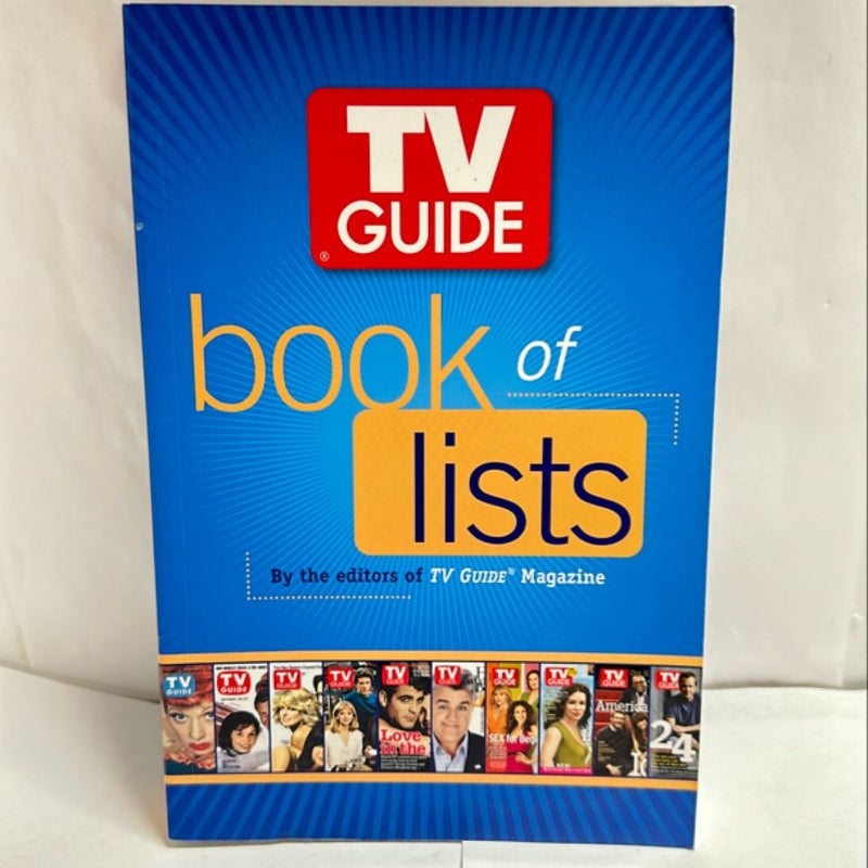 TV Guide Book of Lists