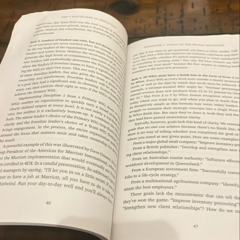 The 4 Disciplines of Execution: Revised and Updated