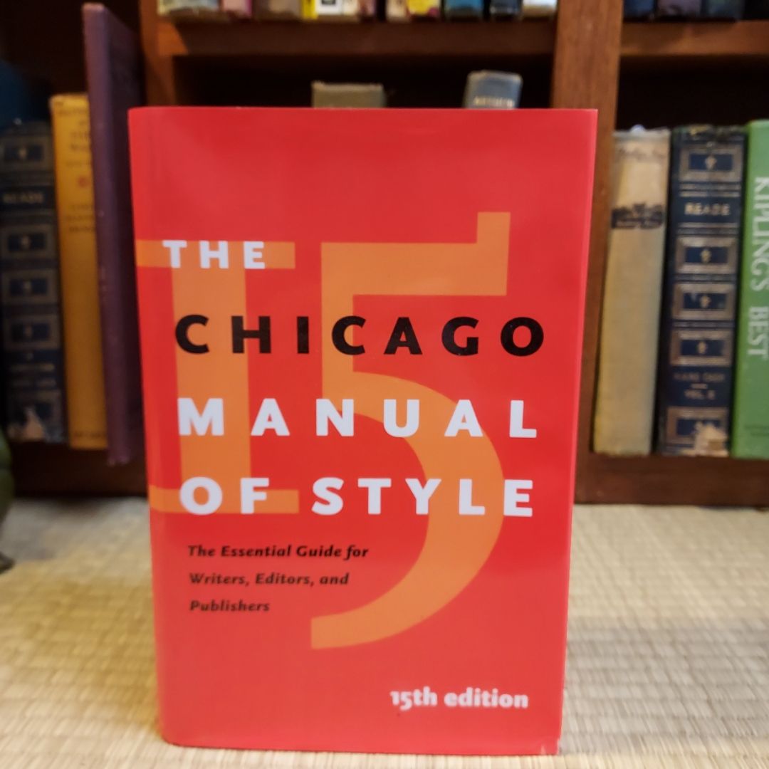 The Chicago Manual of Style