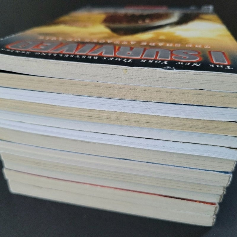 I SURVIVED LOT OF 12 SCHOLASTIC PAPERBACK BOOKS BY LAUREN TARSHIS NO DUPLICATES 