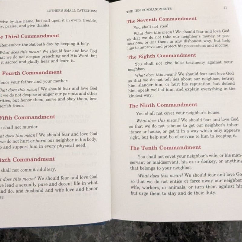 Luther's Small Catechism and Explanation, 1991