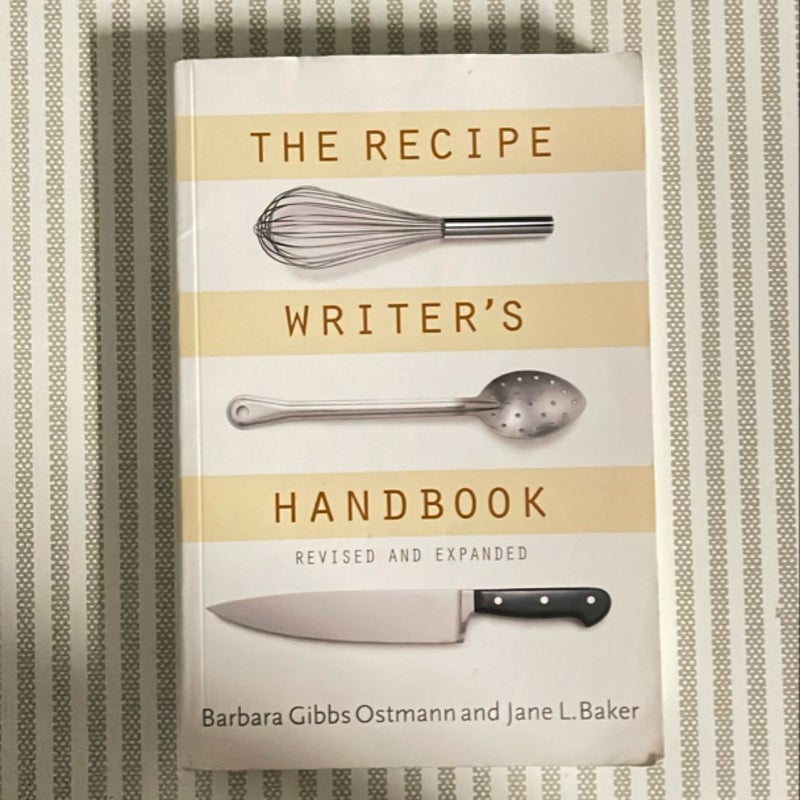 The Recipe Writer's Handbook