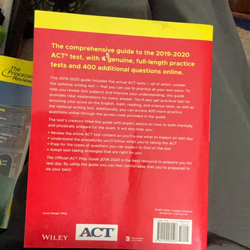 The Official ACT Prep Guide 2019-2020, (Book + 5 Practice Tests + Bonus Online Content)