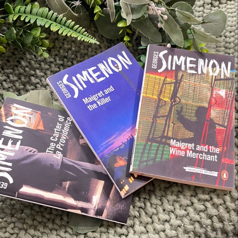 Maigret and the Killer (SET OF THREE BOOKS)