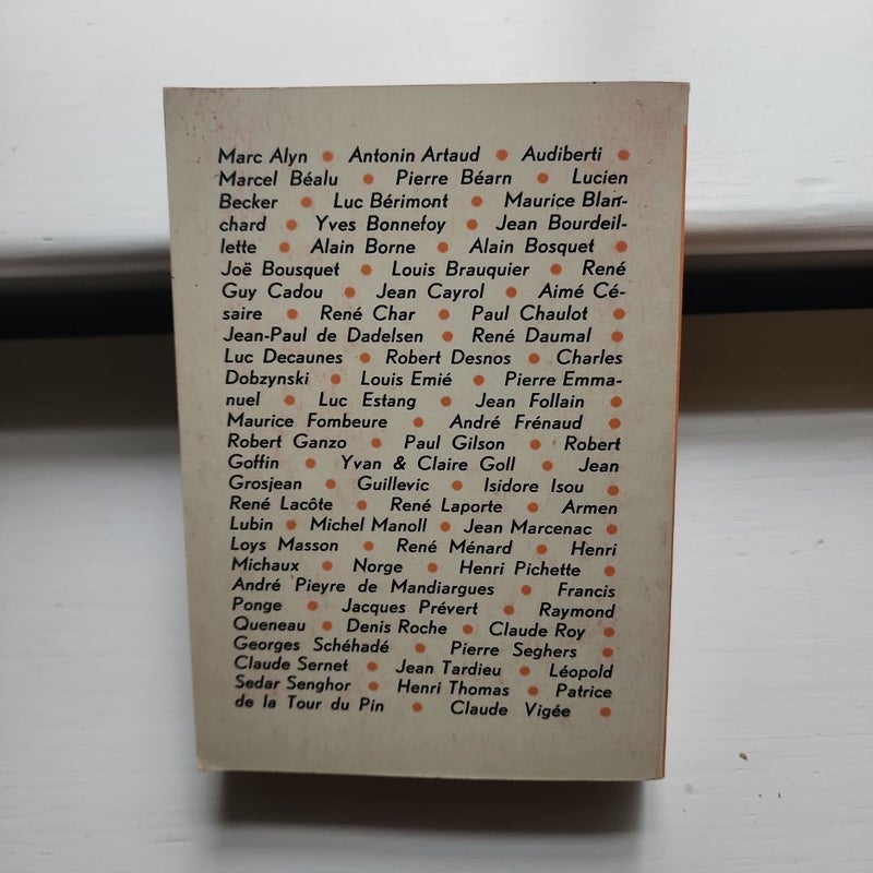 Poètes Français D'Aujourd'Hui