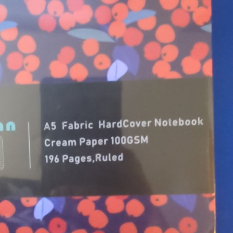 Fabric Floral journal