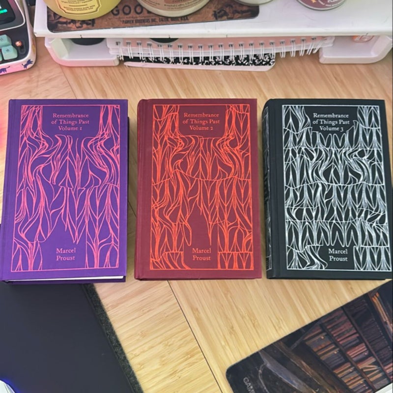 Remembrance of Things Past Volume 1-3. Penguin clothbound classics.