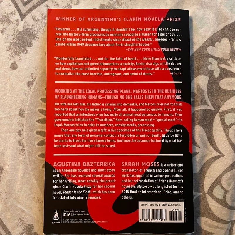 Tender Is the Flesh by Agustina Bazterrica; Sarah Moses, Paperback 