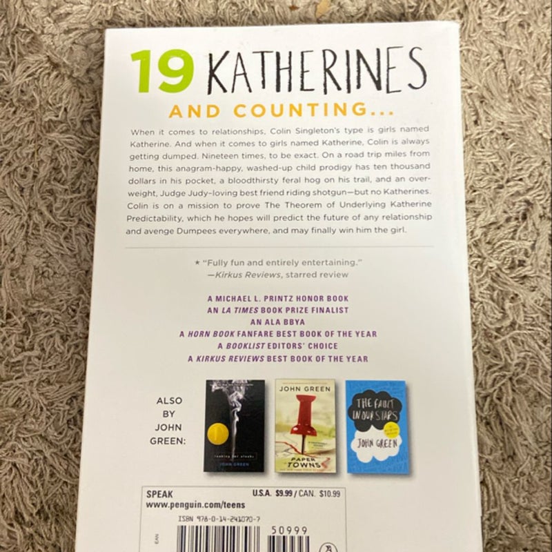 An Abundance of Katherines