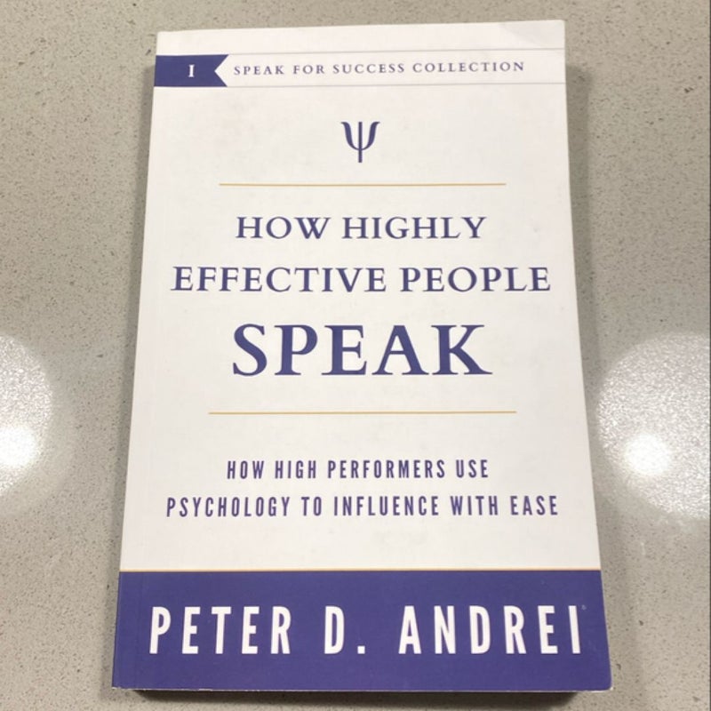 How Highly Effective People Speak