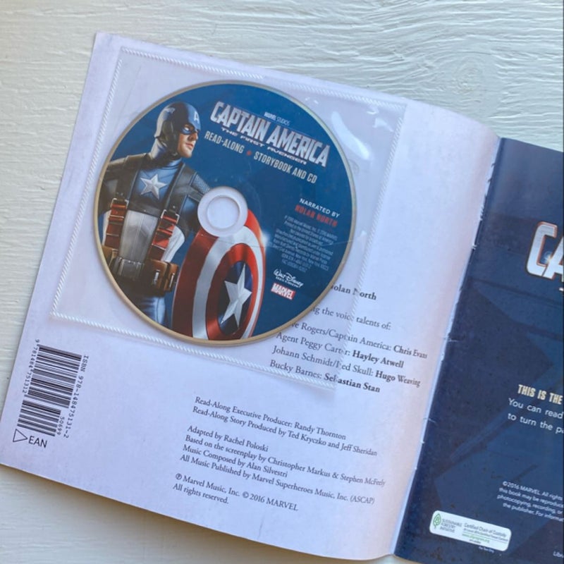 Captain America: the First Avenger Read-Along Storybook and CD