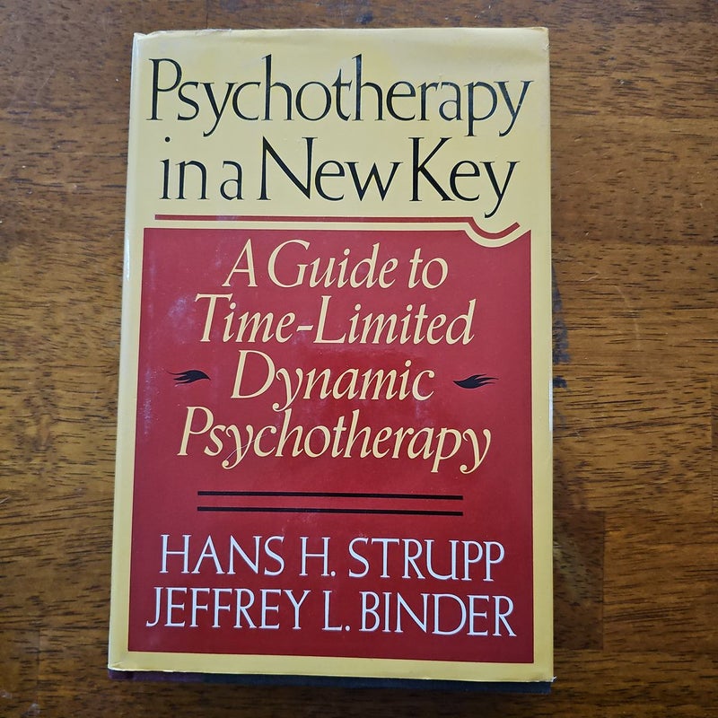 Psychotherapy in a New Key