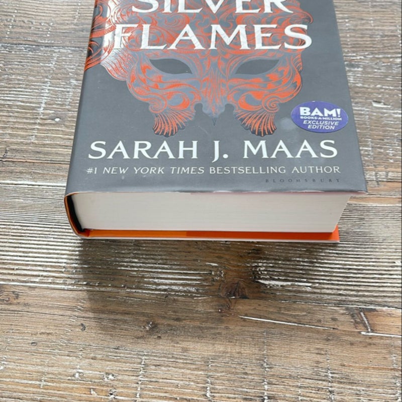 A  Court of Silver Flames. BAM Books-A-Million Exclusive. Very Rare Edition. 