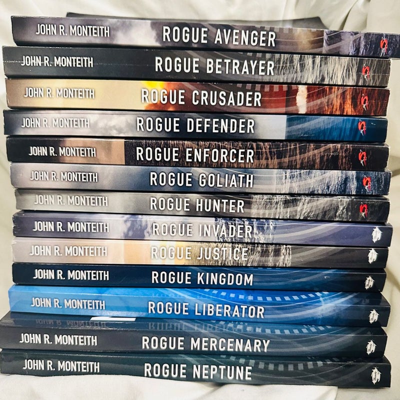 Lot of 13 Novels by John R. Montieth. Rogue Series. Submarine 