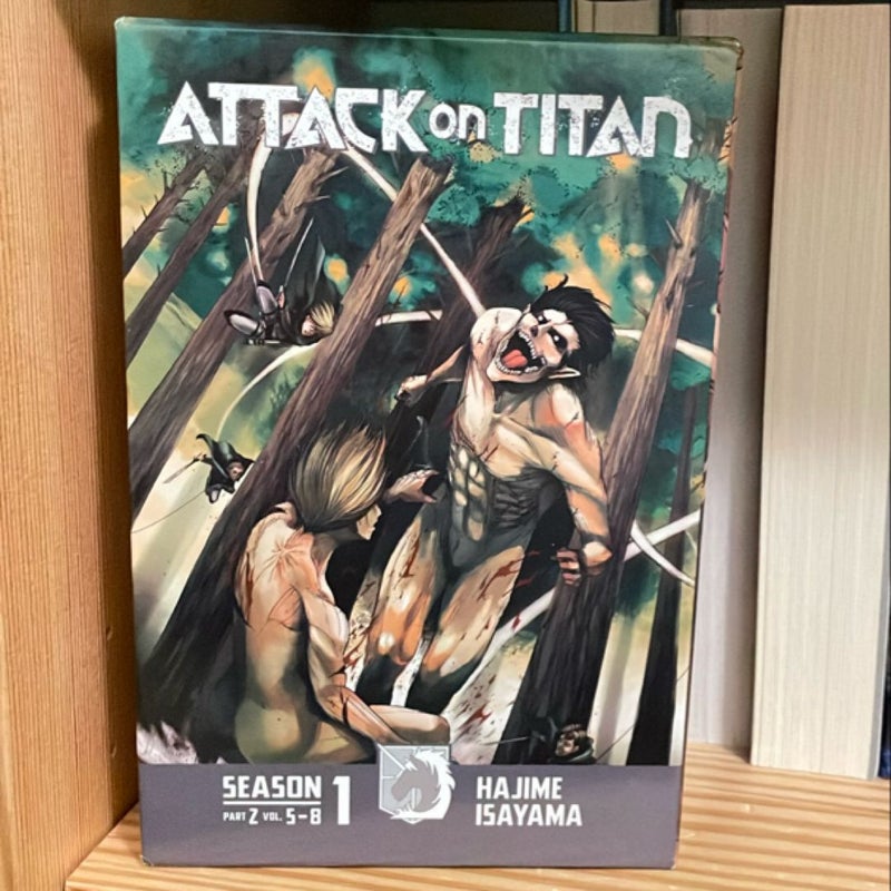 Attack on Titan Season 1 Part 2 Manga Box Set