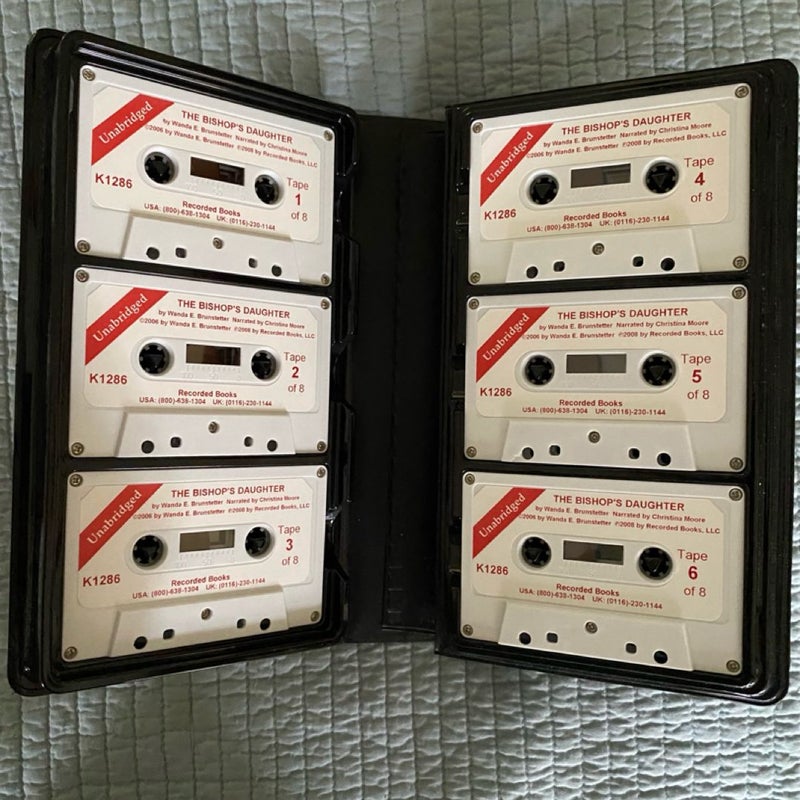 The Bishop’s Daughter Recorded Book Cassette Tapes by Wanda E Brunstetter