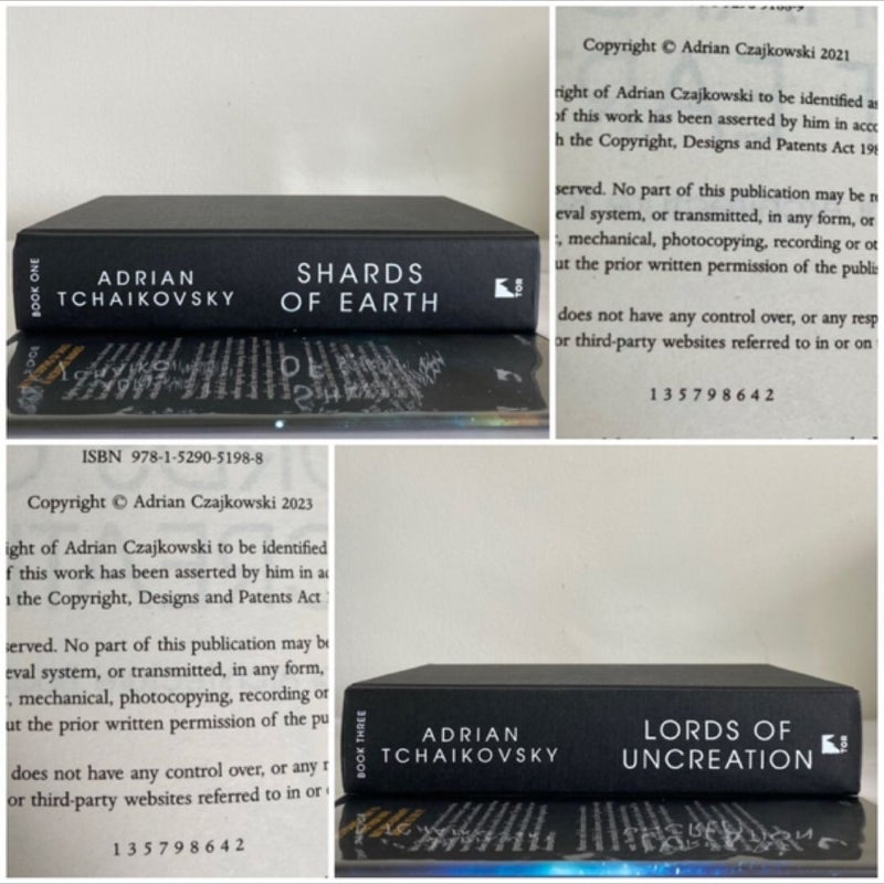 Shards of Earth & Lords of Uncreation Goldsboro SIGNED NUMBERED First Editions