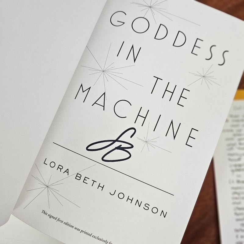 SIGNED Owlcrate - Goddess in the Machine