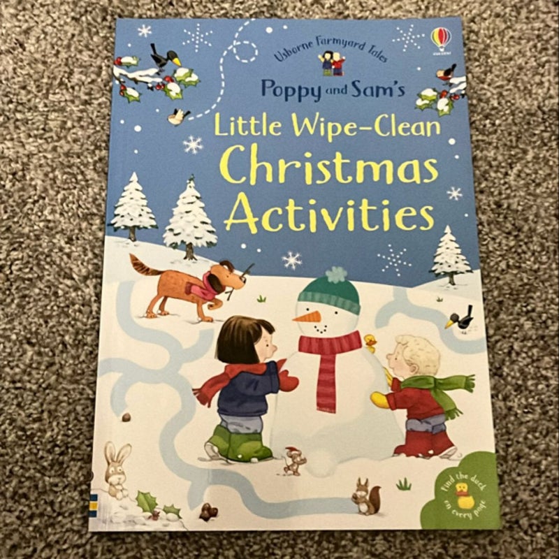Poppy and Sam's LITTLE Wipe-Clean Christmas Activities