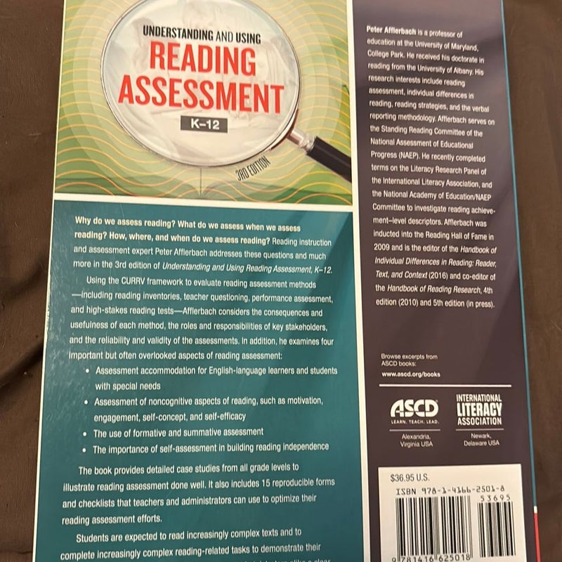 Understanding and Using Reading Assessment, K-12