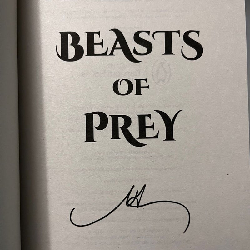 Beast Of Prey - Signed 