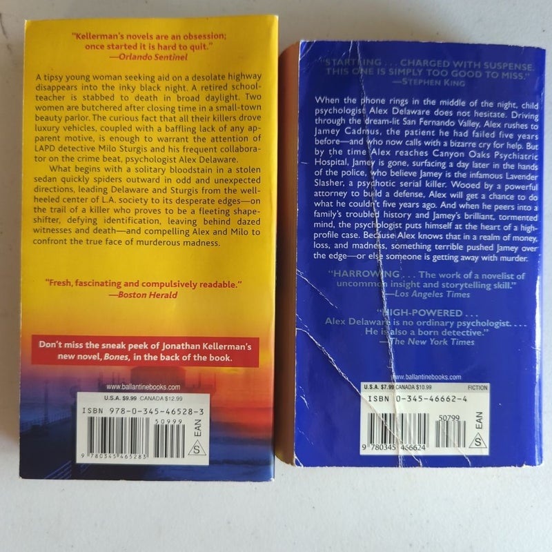 Kellerman paperbacks X 5: 4 Jonathans and a Jesse