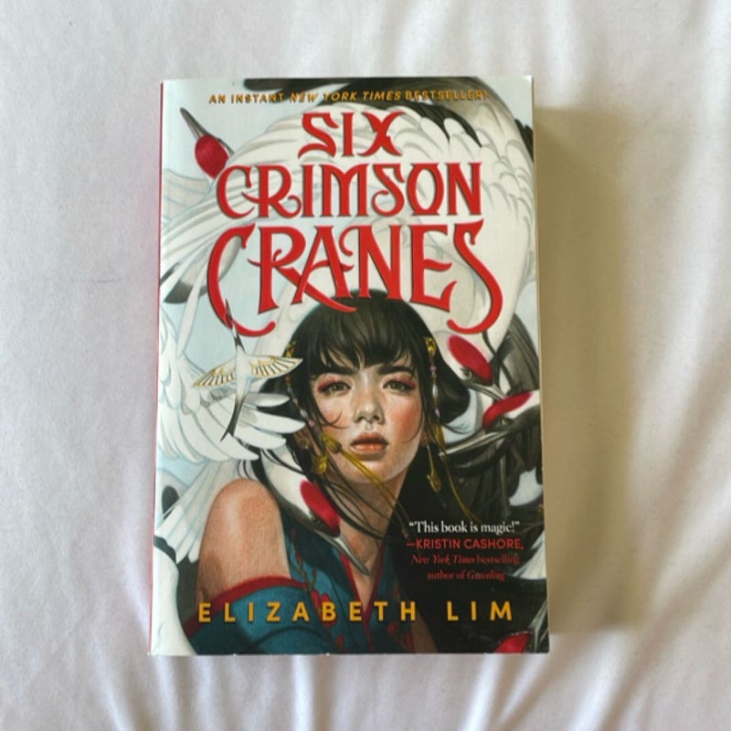 Six Crimson Cranes