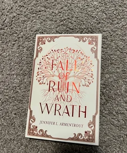 Fall of Ruin and Wrath BOokish box signed 