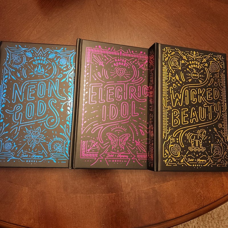 Neon Gods & Wicked Beauty Dark hotsell Olympus Series Bookish Box Exclusive Luxe Edition