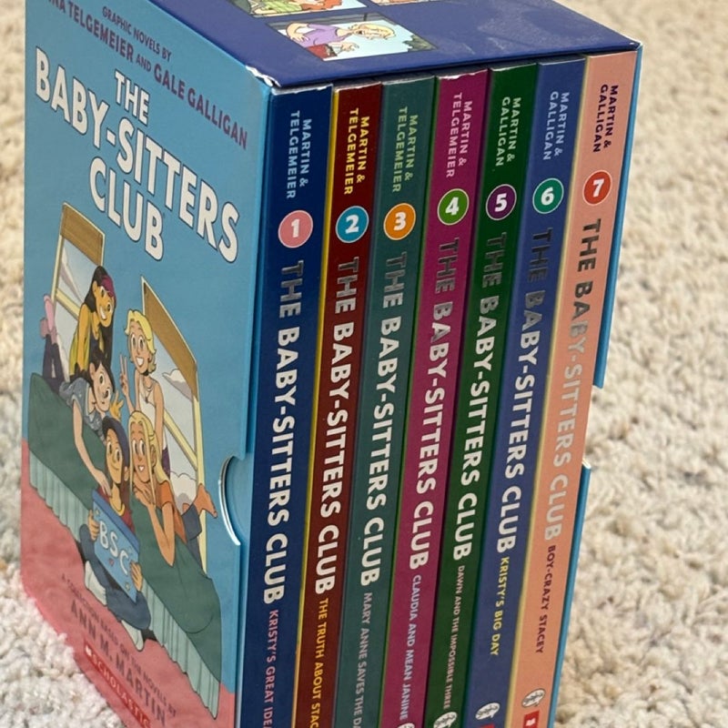 The Baby-Sitters Club Graphic Novels #1-7 Full-Color Edition